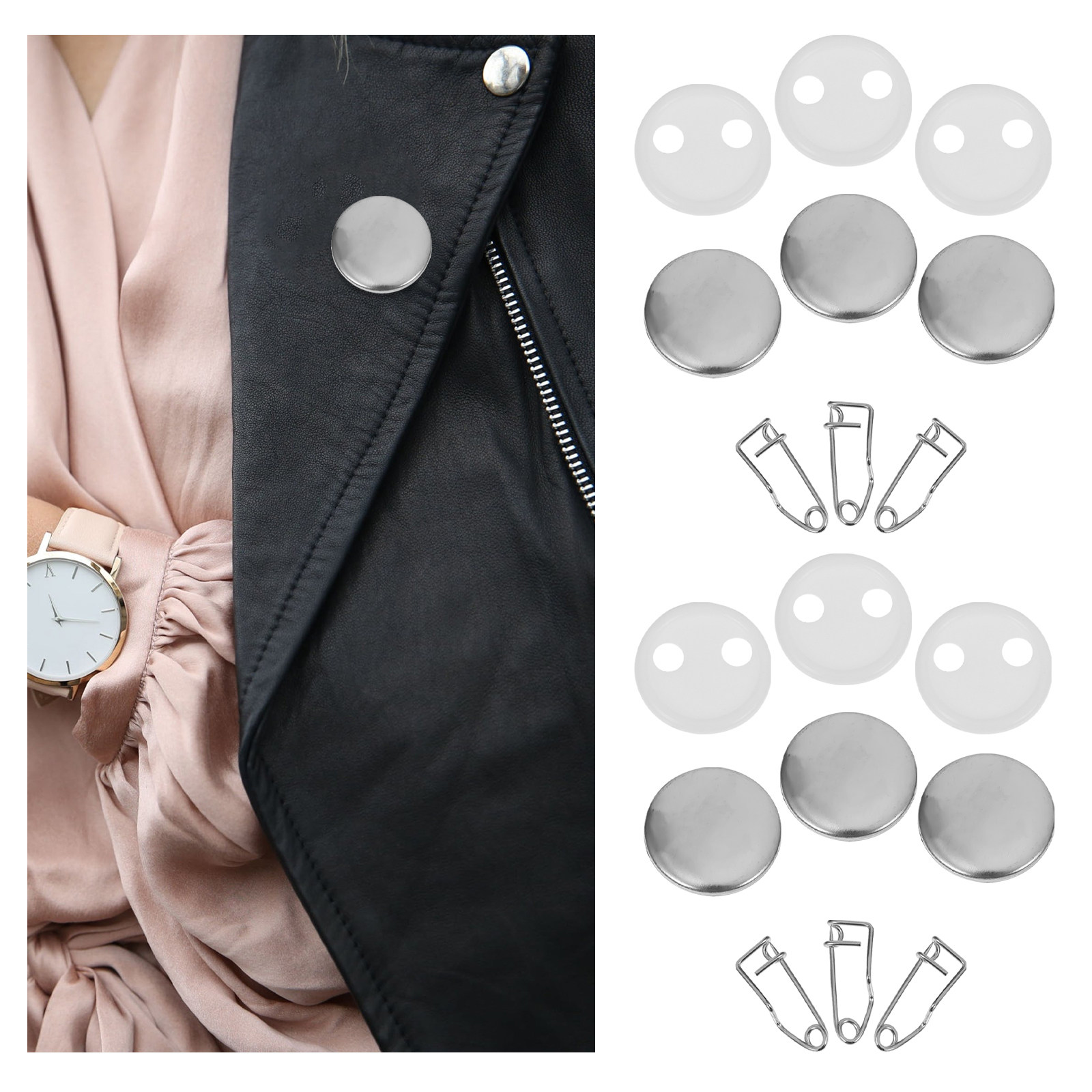Button Badge Blank - 100 مجموعة من مواد صنع الشارات