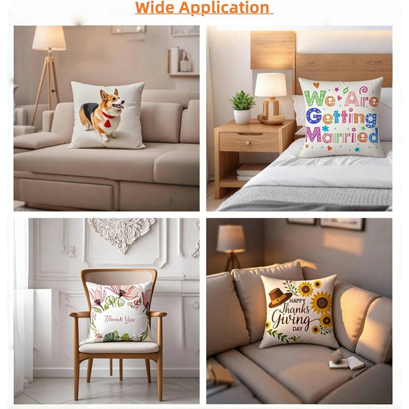 6 قطع أغطية وسائد فارغة للطباع - مراجعة Pillow Cover Sublimation وسعره