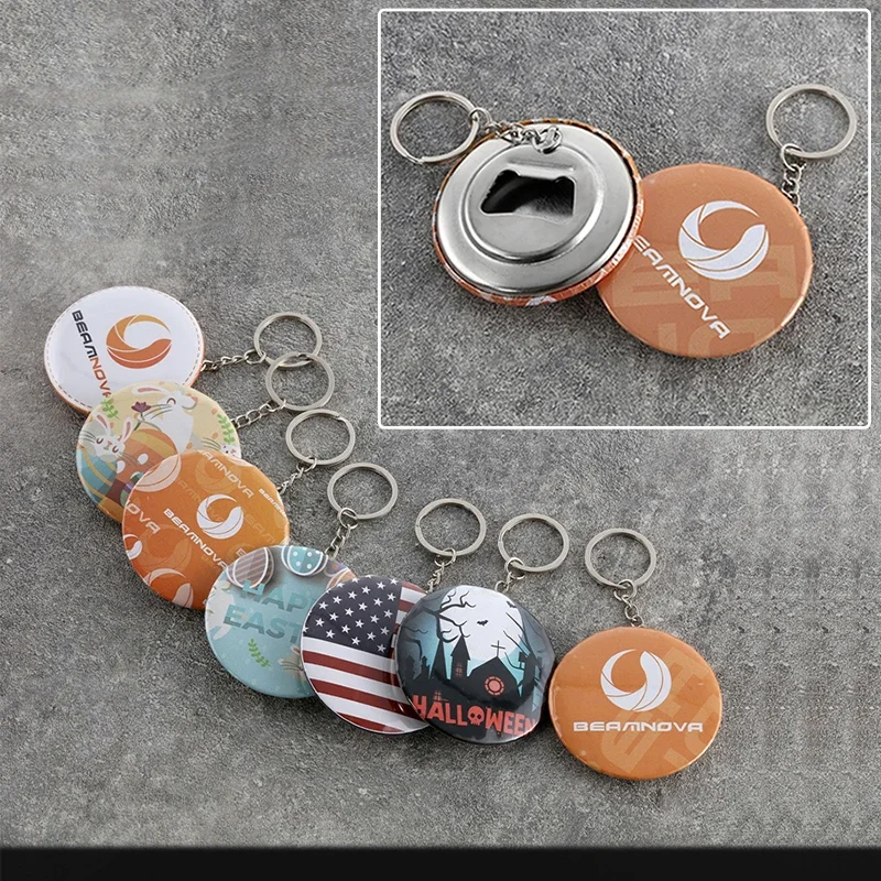 50 قطعة من قطع الأزرار المعدني - مراجعة Button Badge Blank وسعره